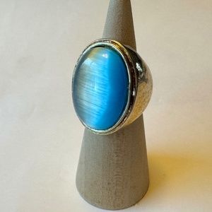 Blue Skies Ring, size 7